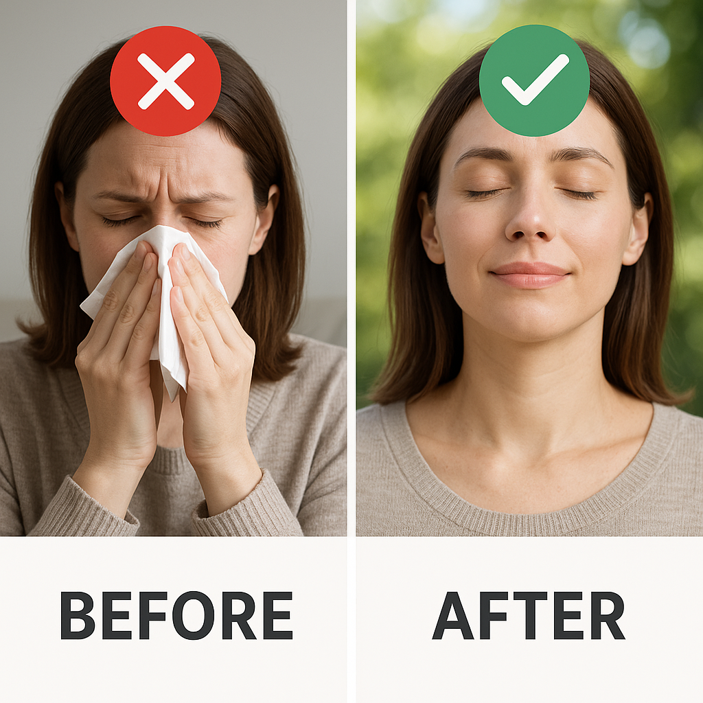 Nasal Red Light Therapy Device