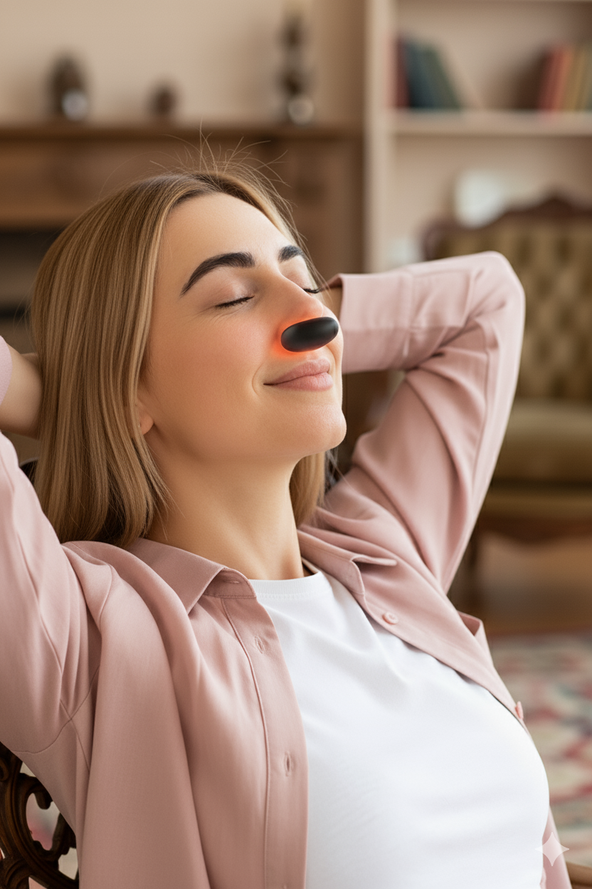 Nasal Red Light Therapy Device