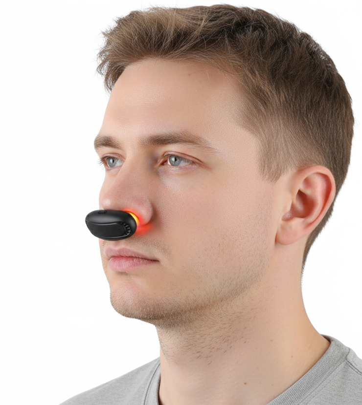 Nasal Red Light Therapy Device